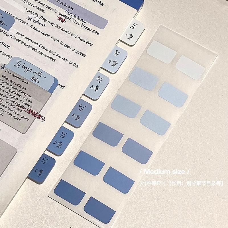 Yogow - Index Tab Sticky Notes (Verschillende ontwerpen)