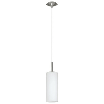EGLO hanglamp Troy nikkelmat Ø10,5 cm