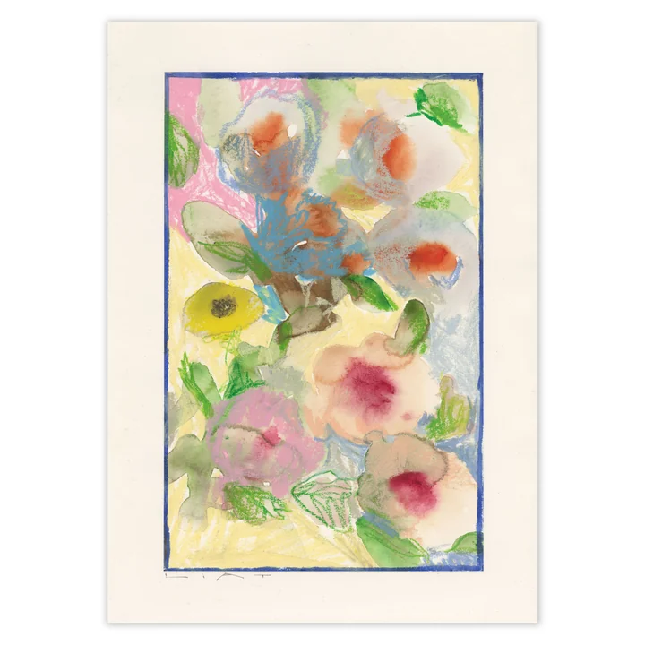 Paper Collective - Flower Window Poster, 100 x 140 cm