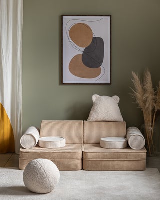 Wigiwama Play Byggbar Sofa 272x156 cm, Brown Sugar