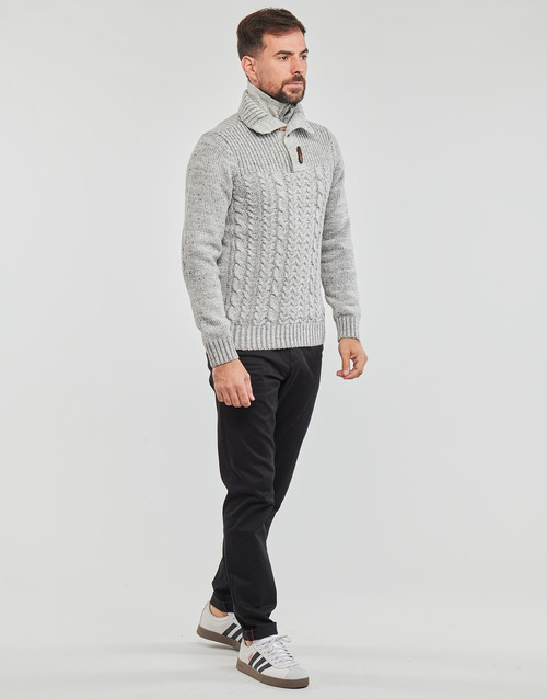 Petrol Industries - MEN KNITWEAR COLLAR - Gris clair