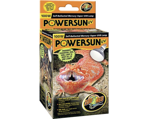 ZOO MED Power Sun 100W UV-lamp
