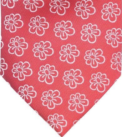 Stropdas Zijde Bloem Rood 81-810017 Das kopen