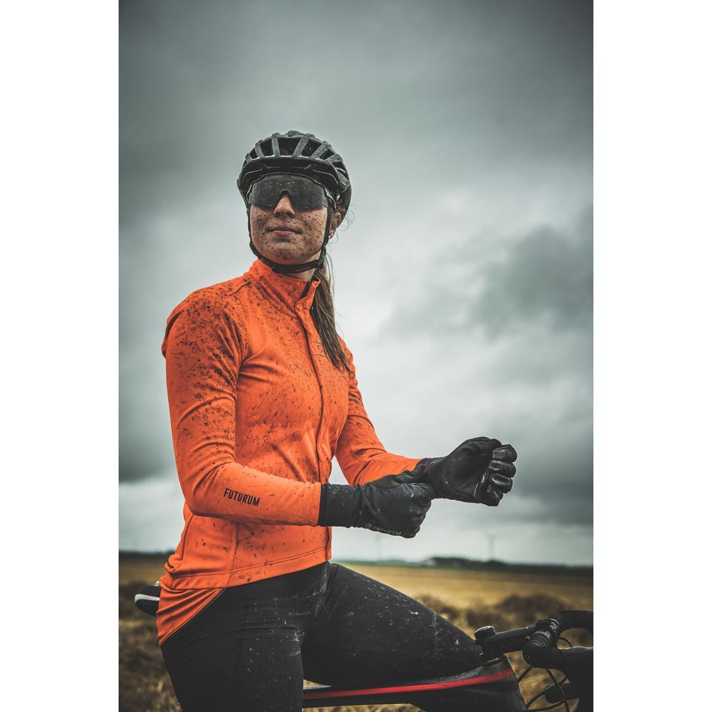 FUTURUM 4 SEASONS II Fietsjack Oranje Fluo Dames