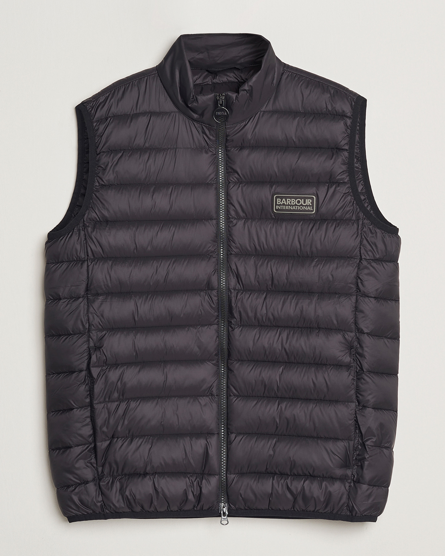 Barbour International Trer Reed Puffer Gilet  Black