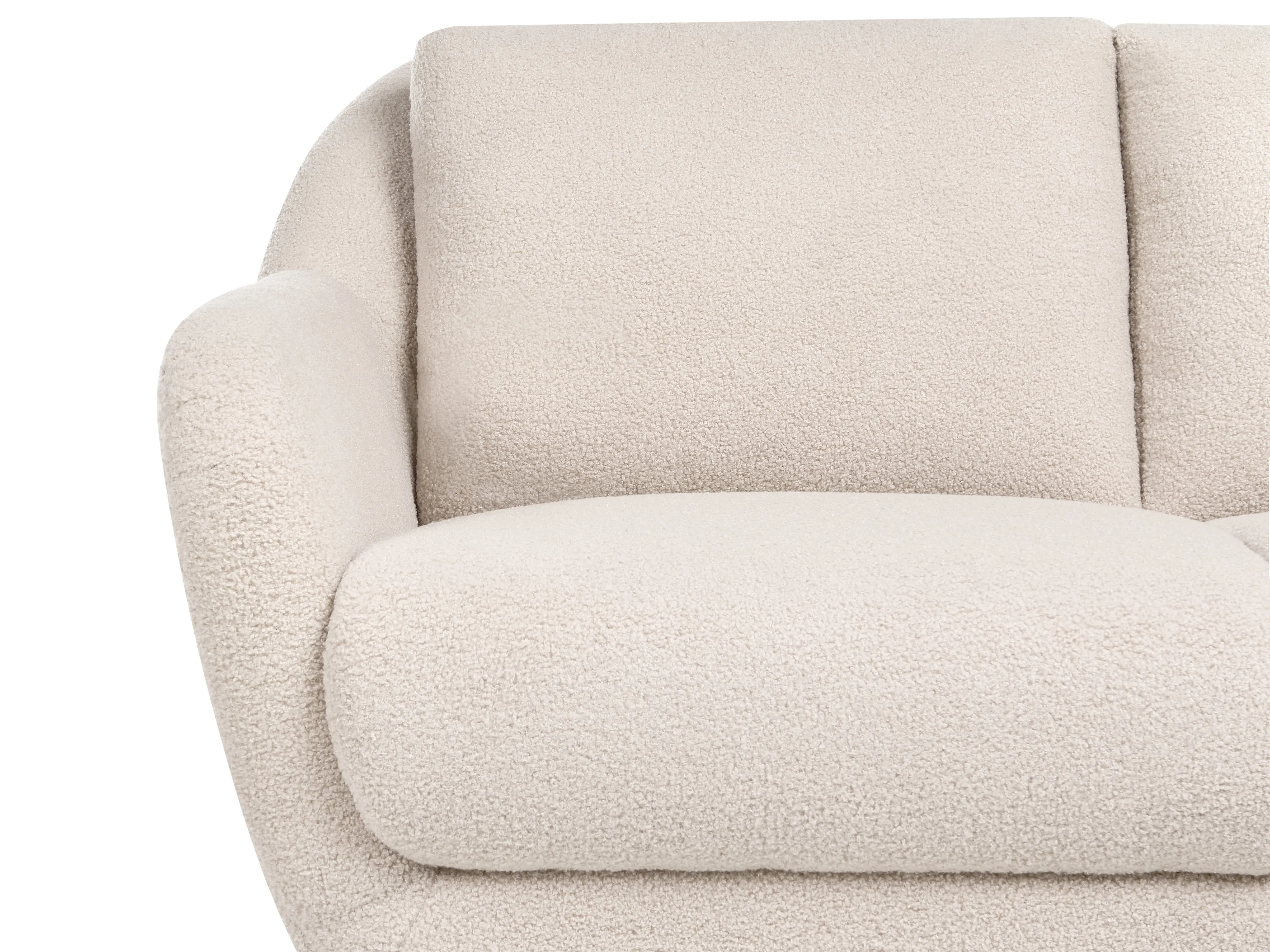 Bankenset 3-zits EIBY Bouclé Beige