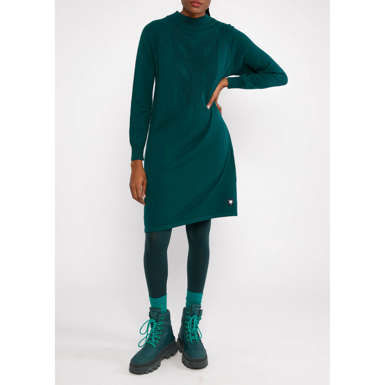 Blutsgeschwister Damen Braided And Easy Kleid