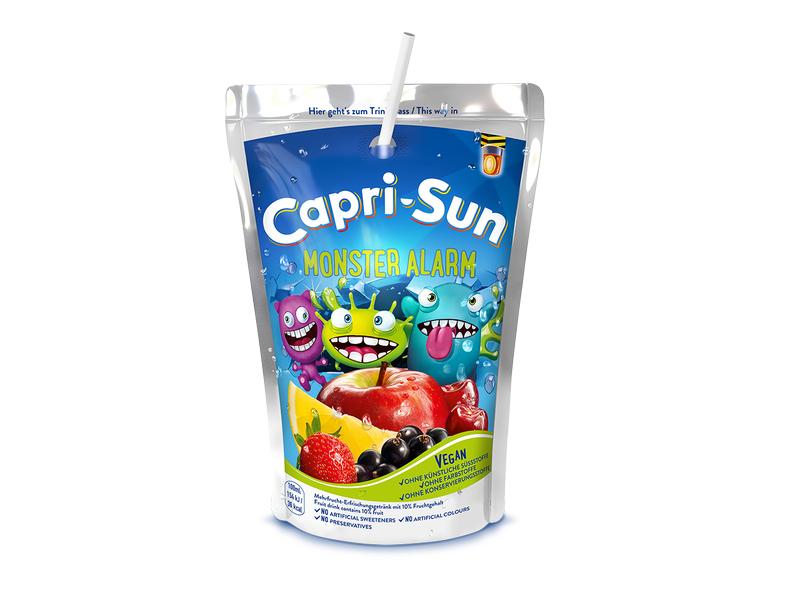 Capri-Sun Monster Alarm 10 x 2 dl Exotischer Fruchtsaft-Mix im praktischen Trink-Pack