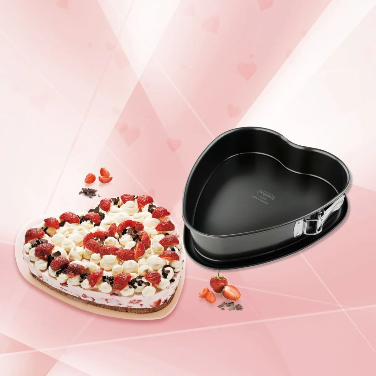 Moule coeur à charnière 25 x 25 cm Dr. Oetker Back-Freude Dr. Oetker