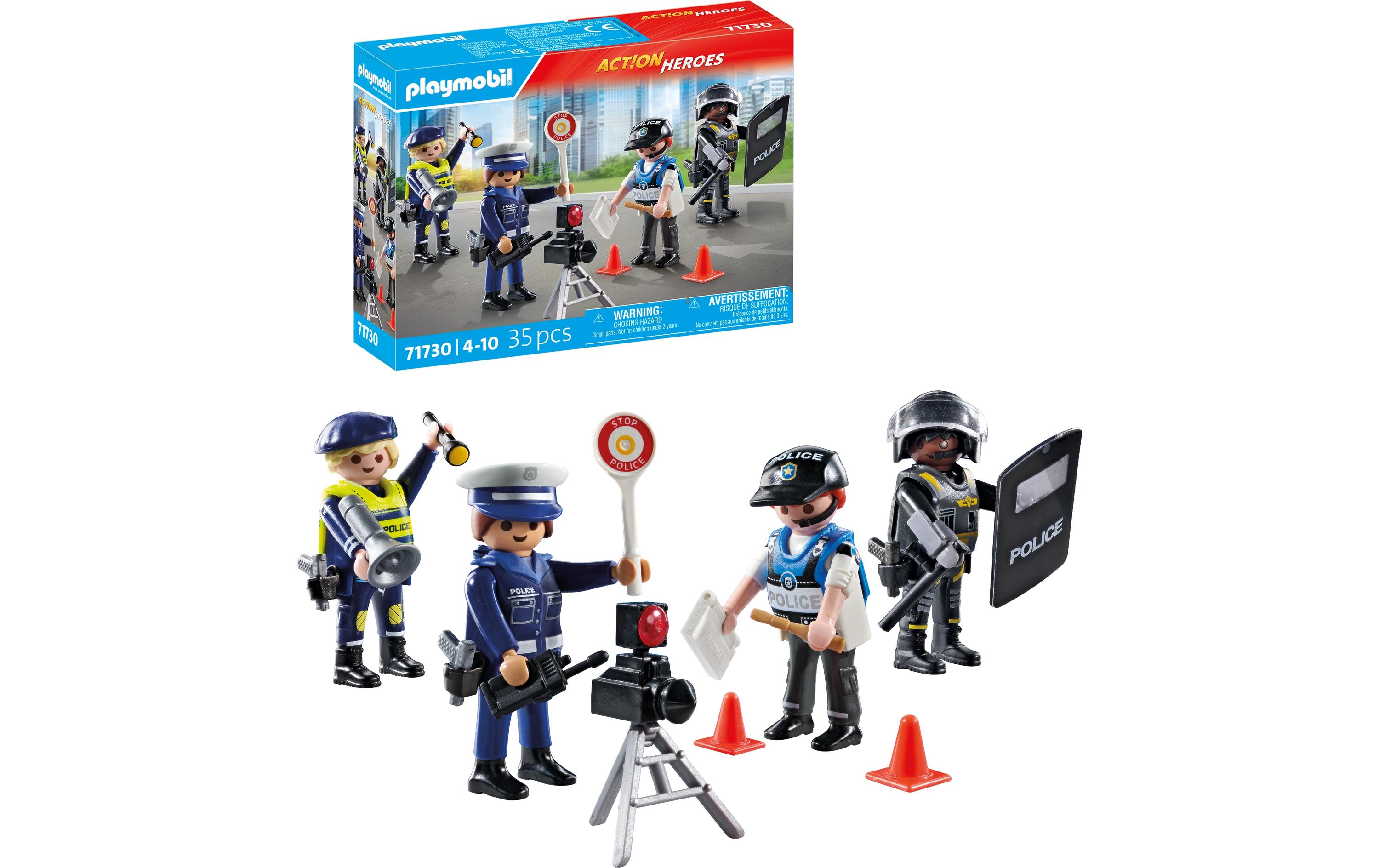 Action Heroes Figurenset Polizei 71730Spielfiguren-Set