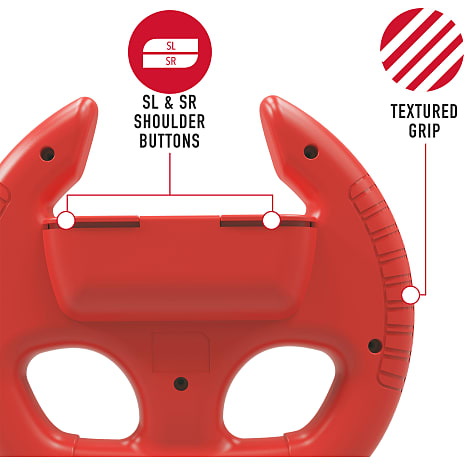 Nintendo Switch Joy-Con Racing Wheels - blå/rød