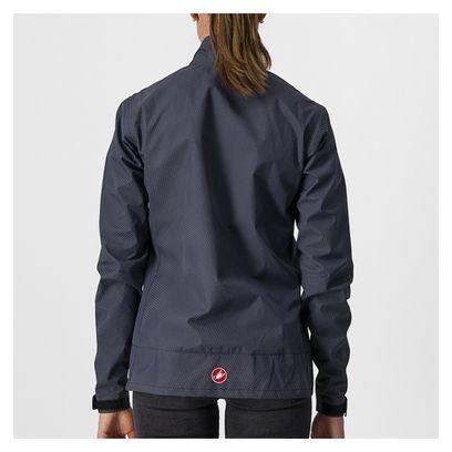 Veste Femme Castelli Commuter Reflex Bleu Foncé