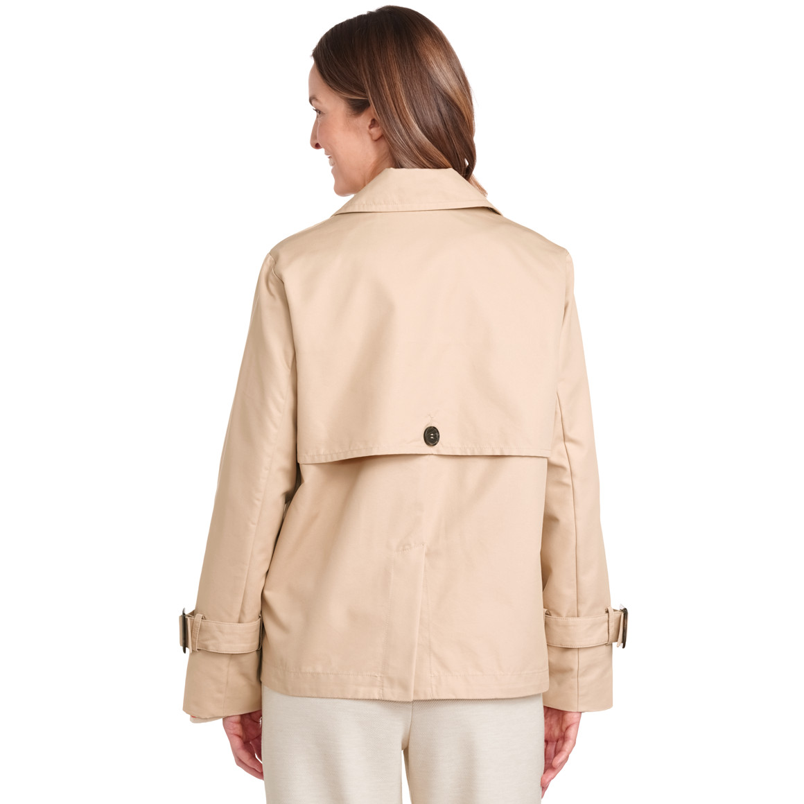 Gina Benotti Damen Trenchcoat mit Einschubtaschen beige