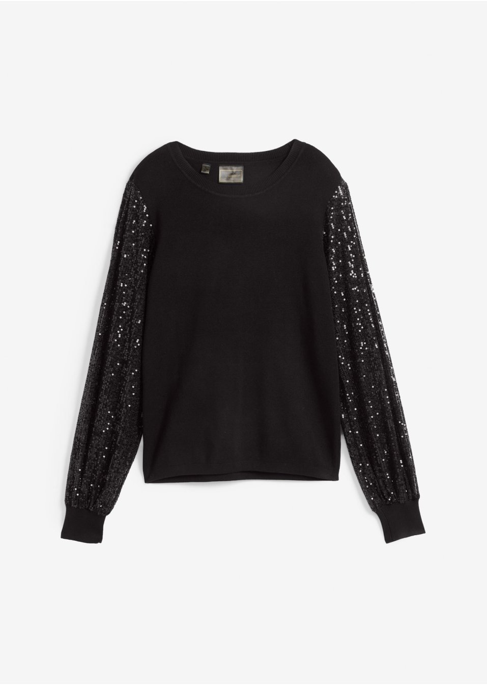 Pull avec manches pailletées