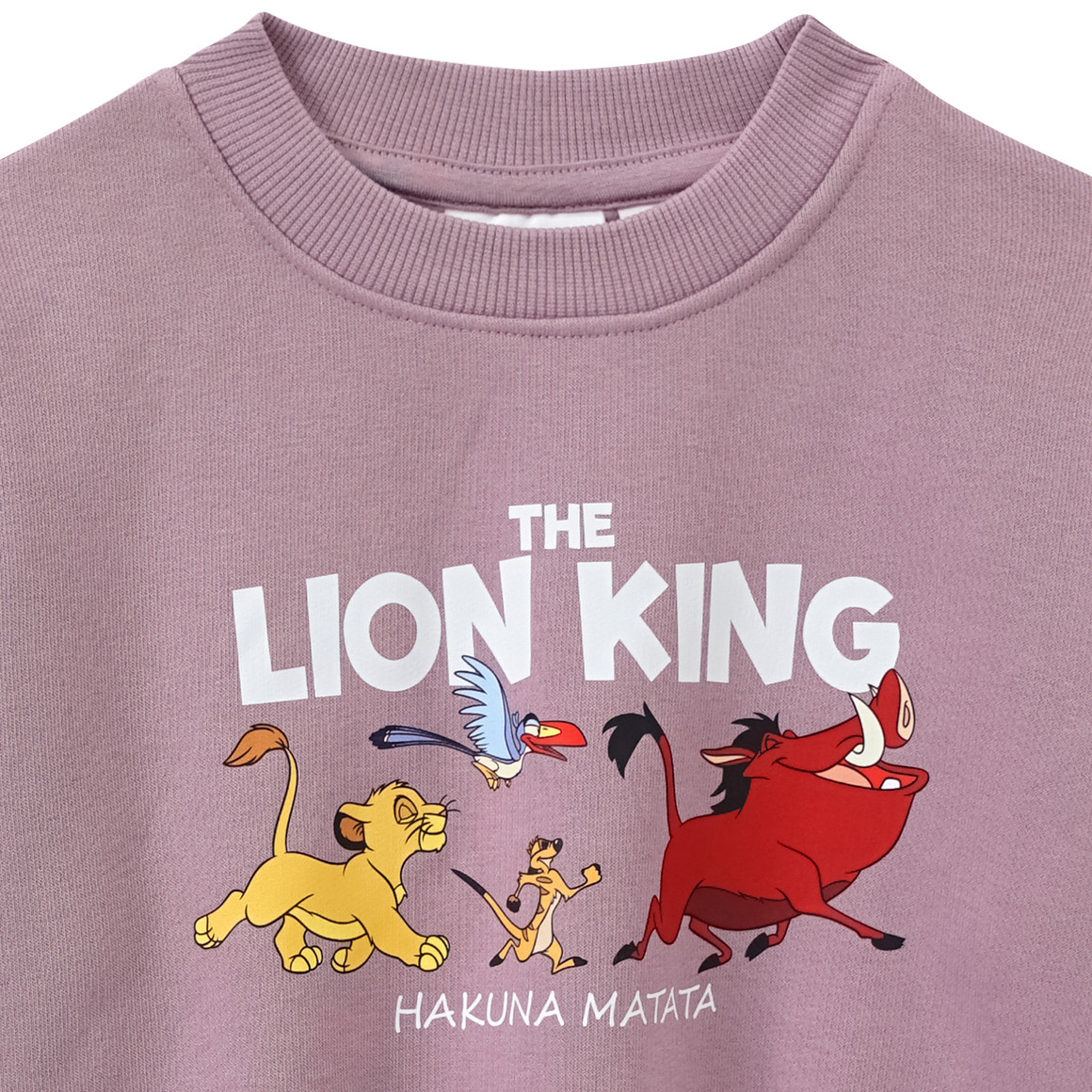 Topolino Der König der Löwen Sweatshirt helllila