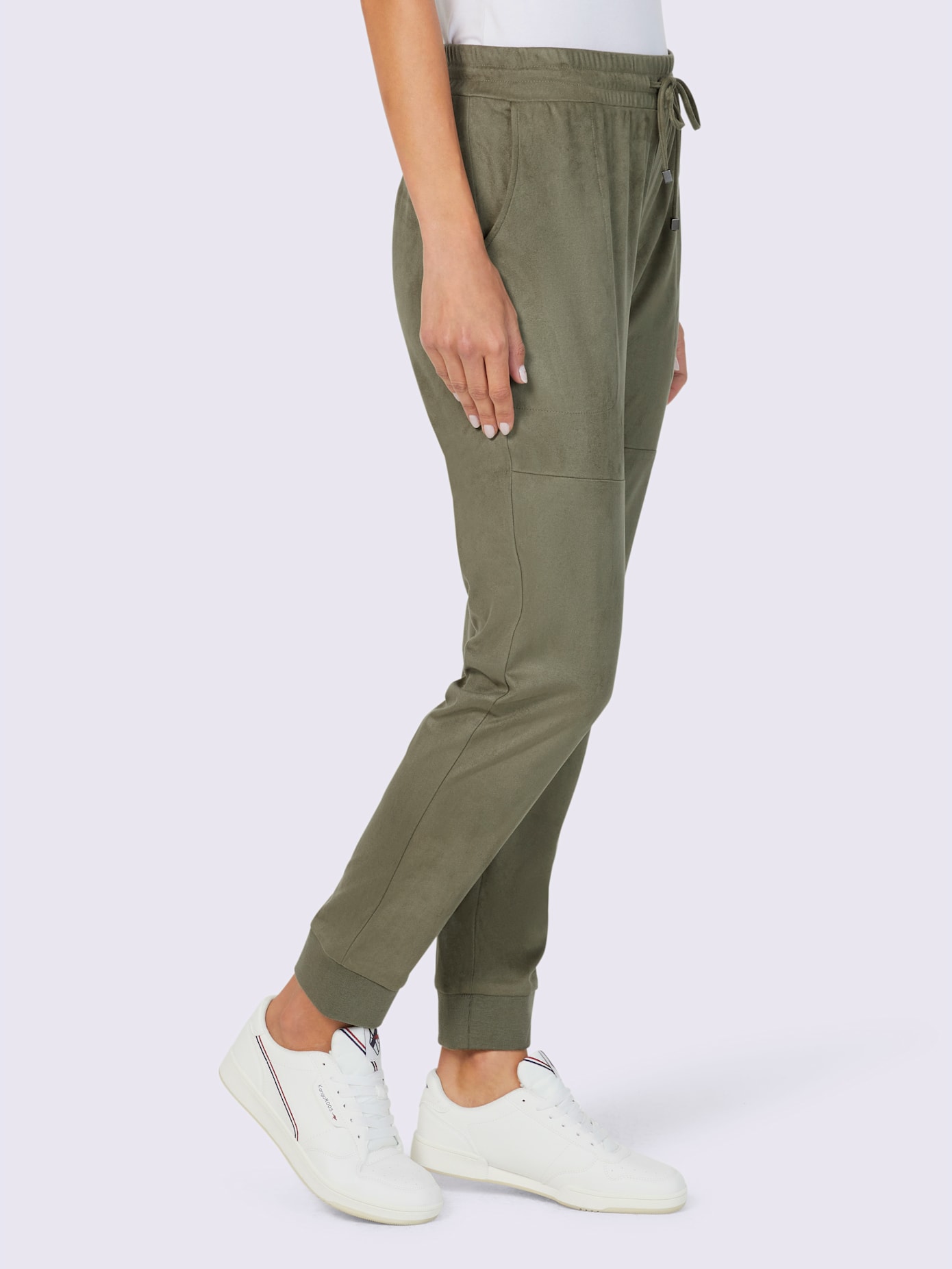 Pantalon imitation cuir velours douce