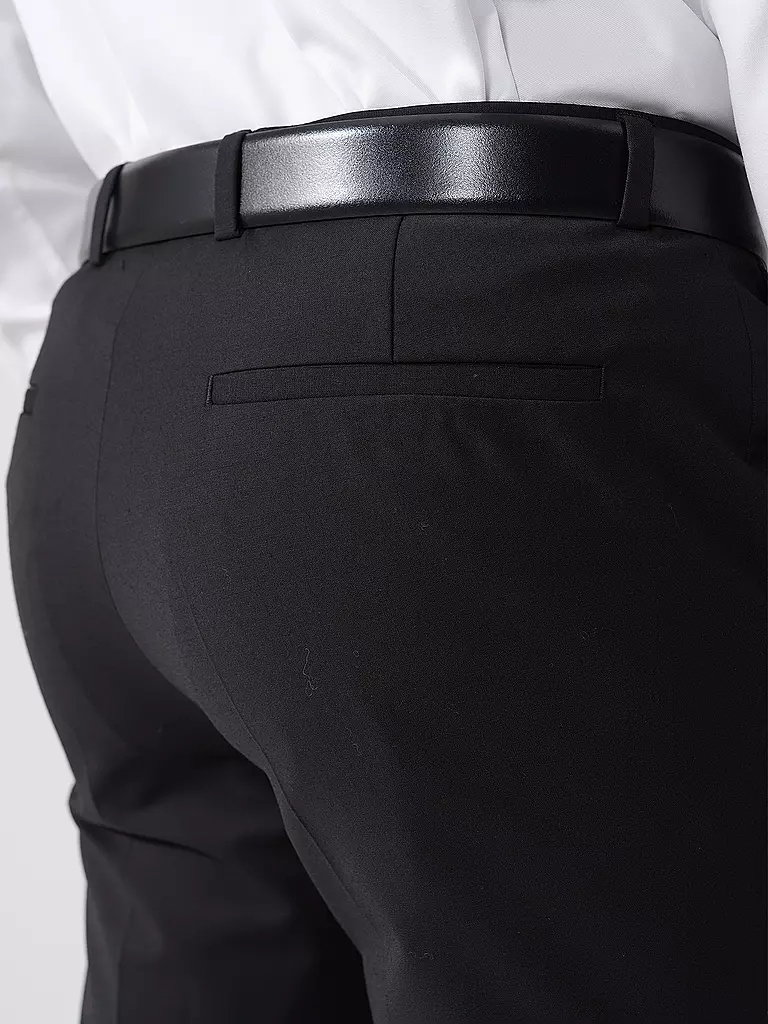 HUGO Anzughose Extra-Slim-Fit HESTON M204X schwarz