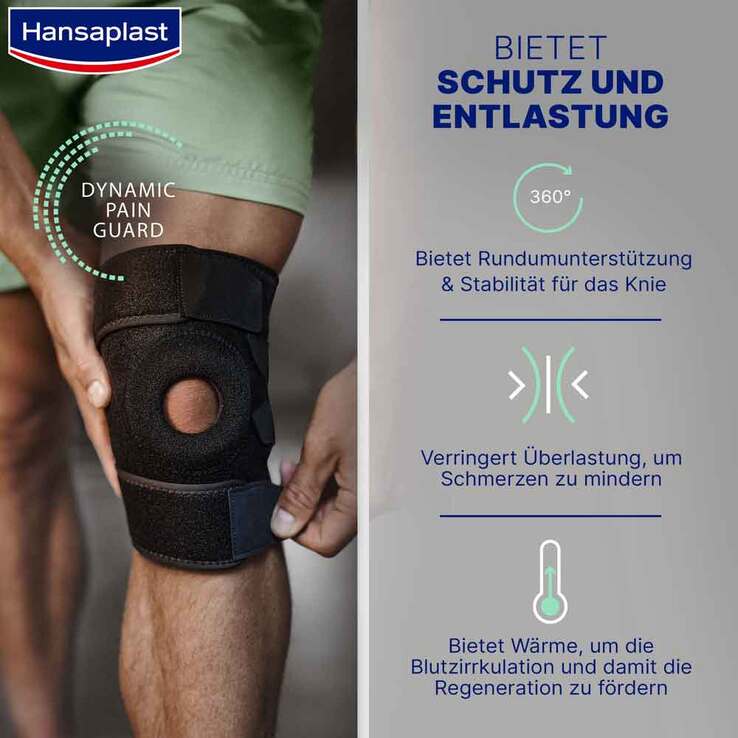 Hansaplast Knie-Bandage verstellbar, 1 St