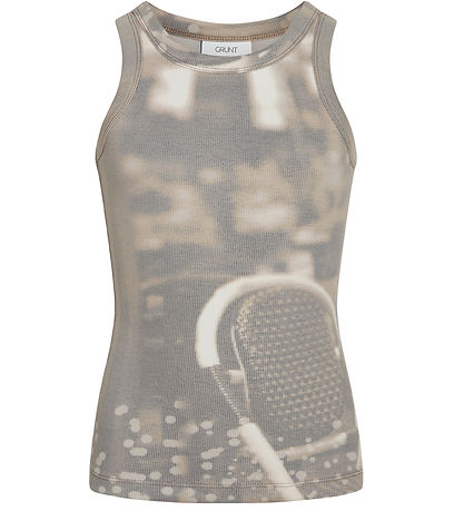 Grunt Top - GrünFrille - Braun m. Print