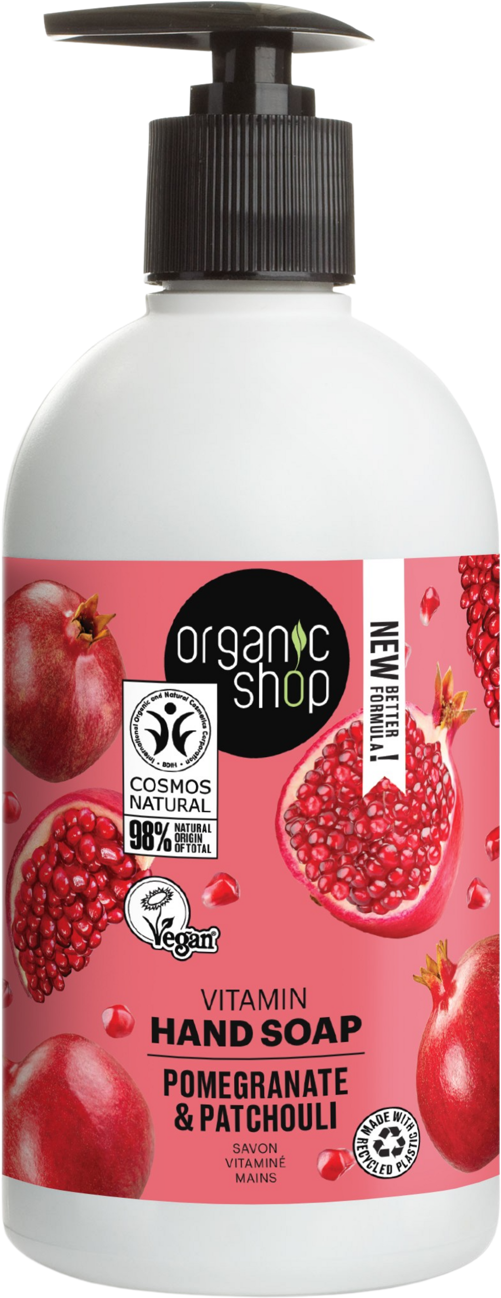Organic Shop  Vitamin Hand Soap Pomegranate & Patchouli, 500 ml