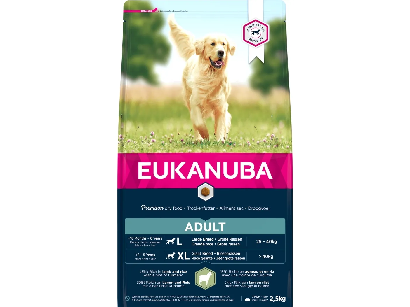 Eukanuba Euk Adult Large Lamb & Rice 2,5 kg