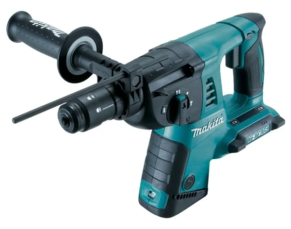 Makita DHR264Z - Roterende hammer - ledningfri - 3 tilstande - SDS-plus - 2.5 Joule - intet batteri - 18 V - SOLO
