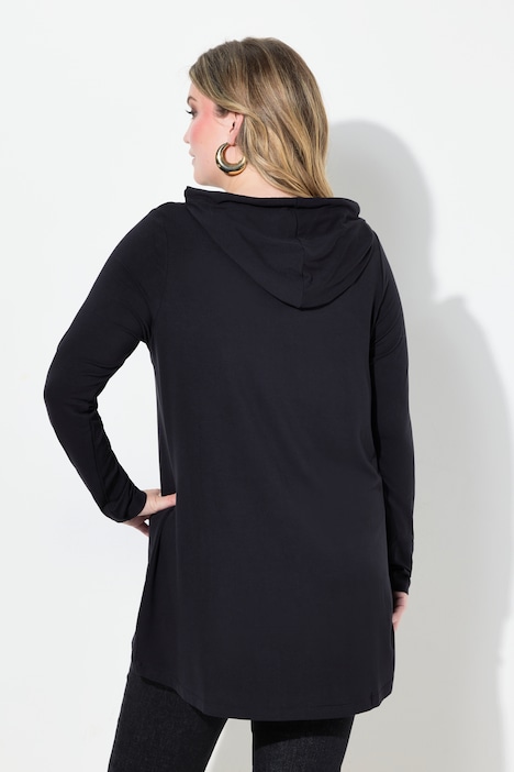 T-Shirt, A-Linie, Kapuze, CutOut