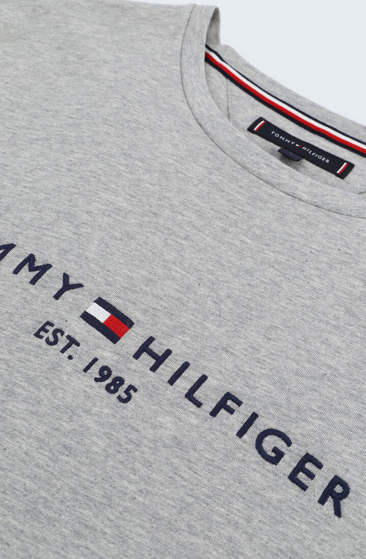 TOMMY HILFIGER grijze tommy hilfiger t-shirt tommy logo tee