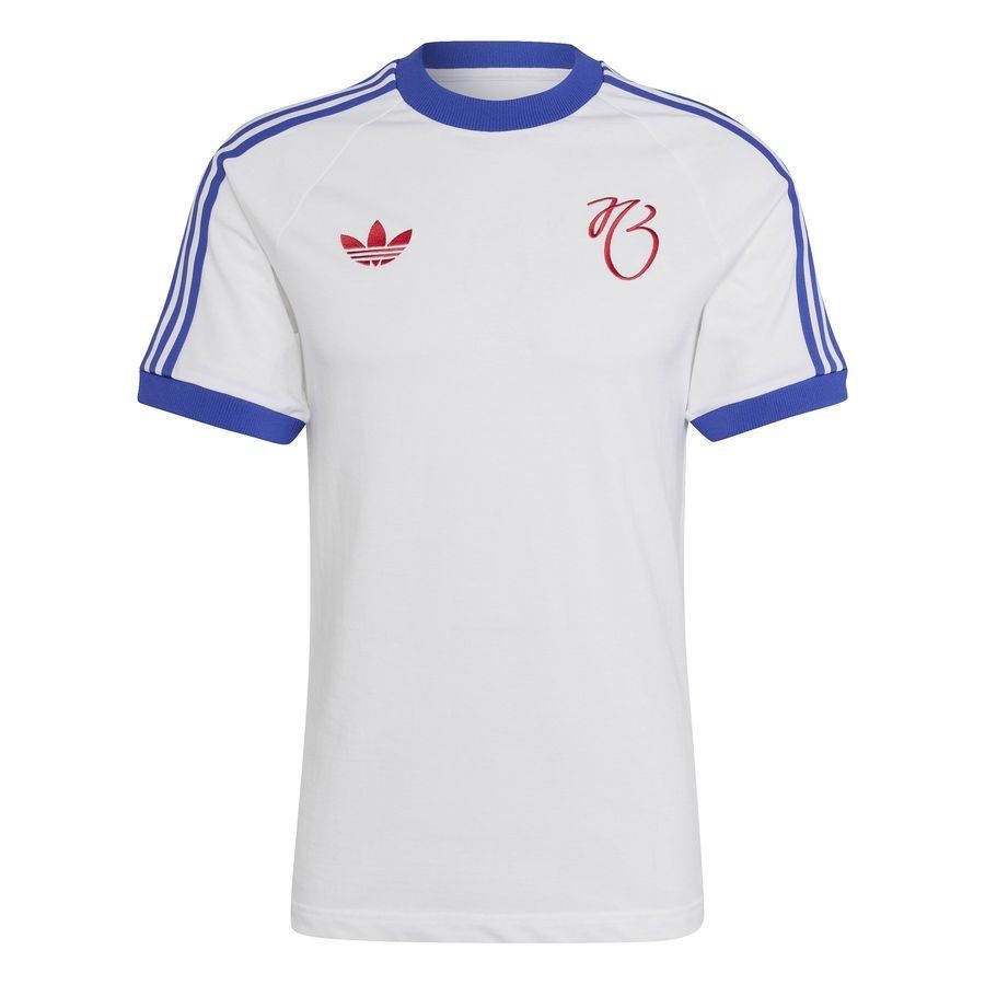adidas T-Shirt 3-Stripes Jude Bellingham - Blanc/Bleu