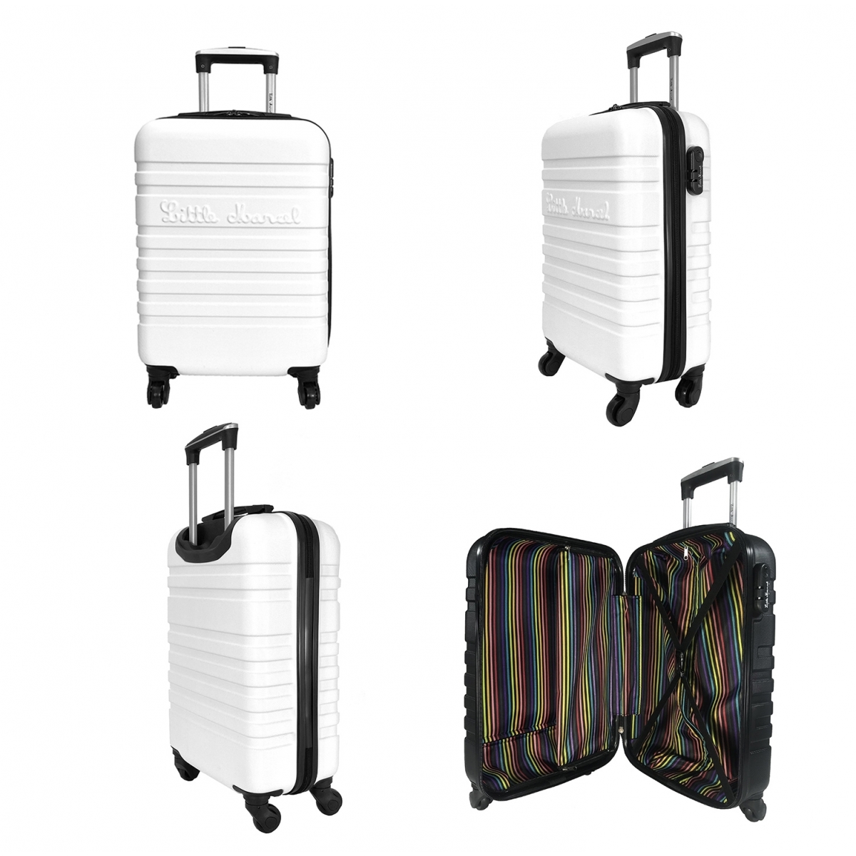 Little Marcel Lot 3 valises dont 1 valise cabine rigides  Little Marcel ABS