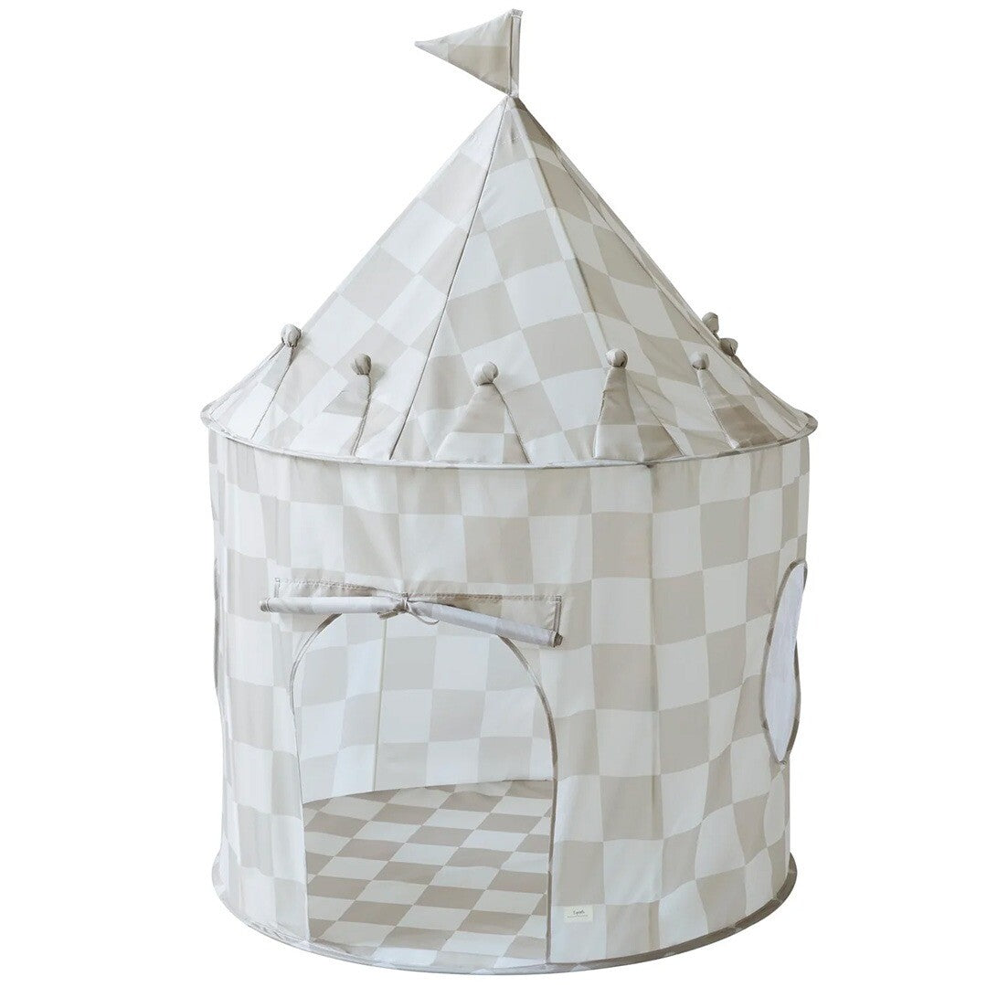 3 sprouts speeltent kasteel - checkerboard beige