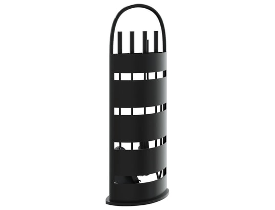 VIDAXL - Accessoires cheminée Set d’outils de cheminée 5 pcs 23x15x66 cm acier