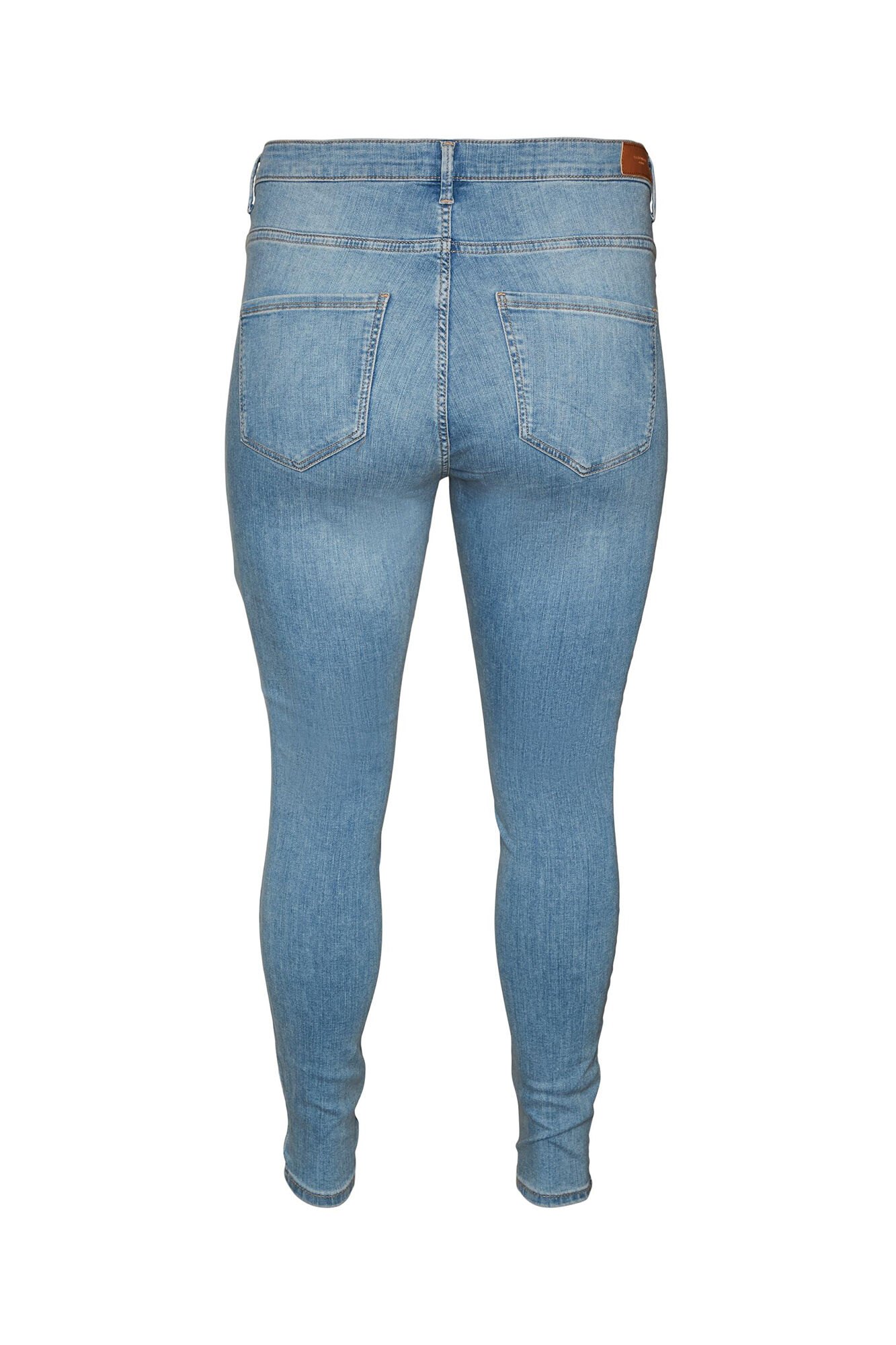 Calça jeans skinny plus size - Azul