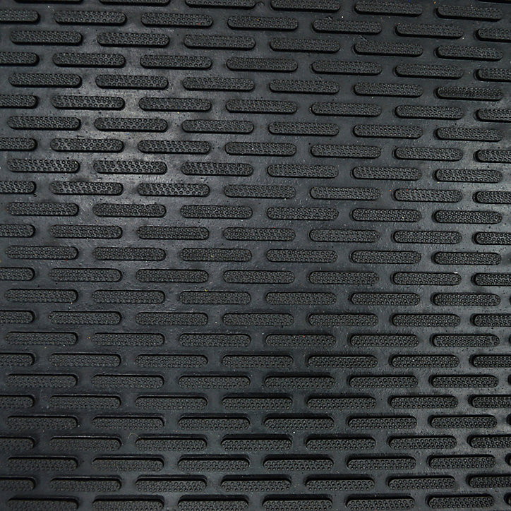 Tapis d'entrée caoutchouc GoodHome L.45 x l.75 cm
