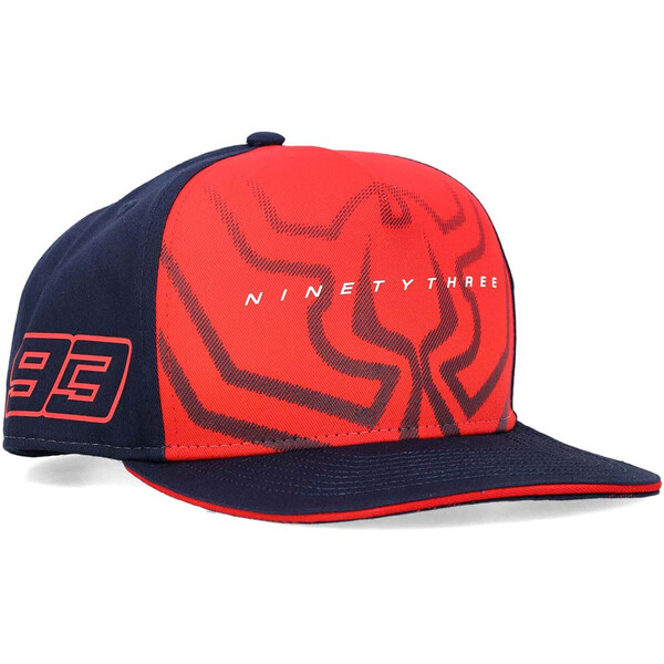 marc marquez - Casquette flat Ant Ninety Three Bleu / Rouge
