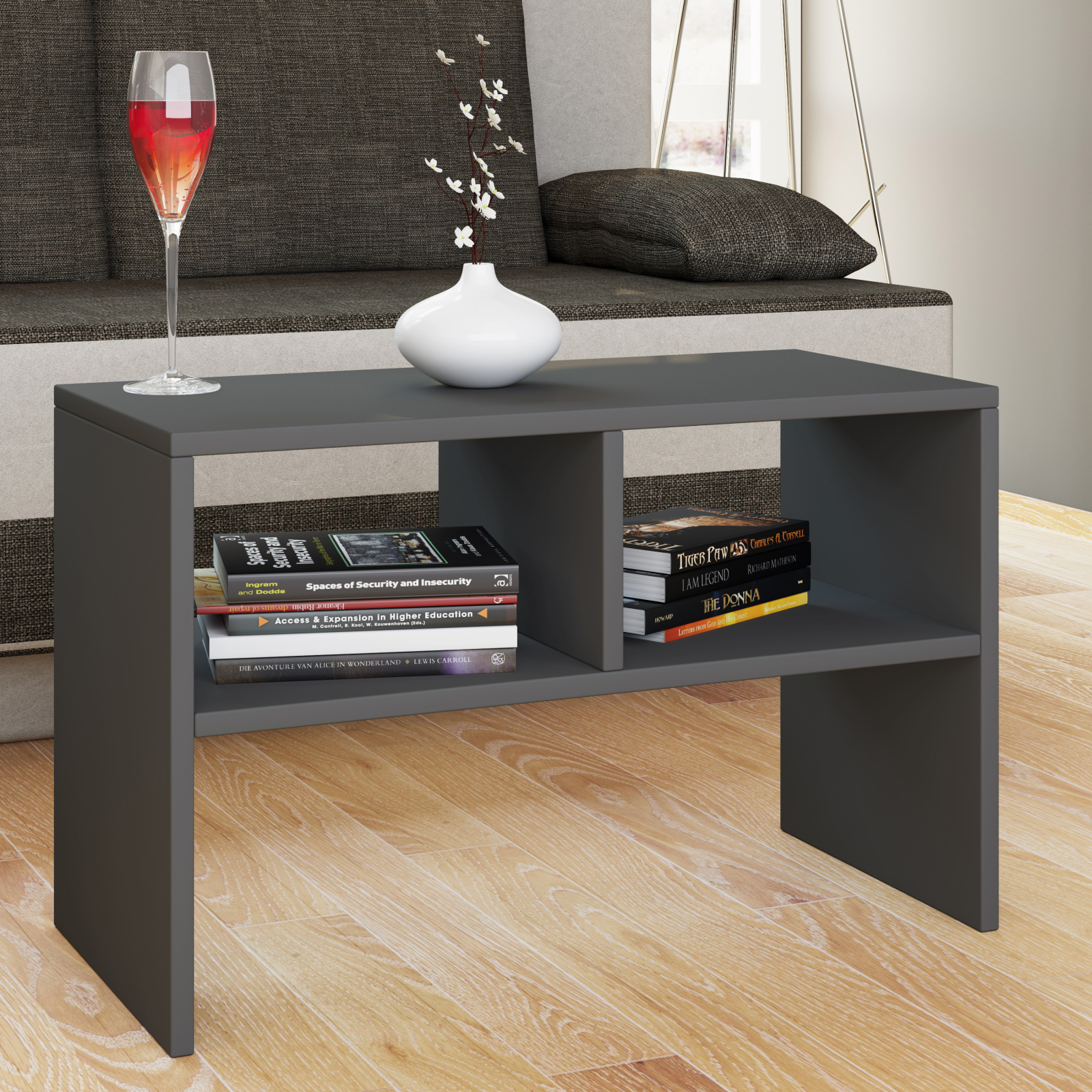 Beistelltisch NACHTO - anthrazit - 63 cm