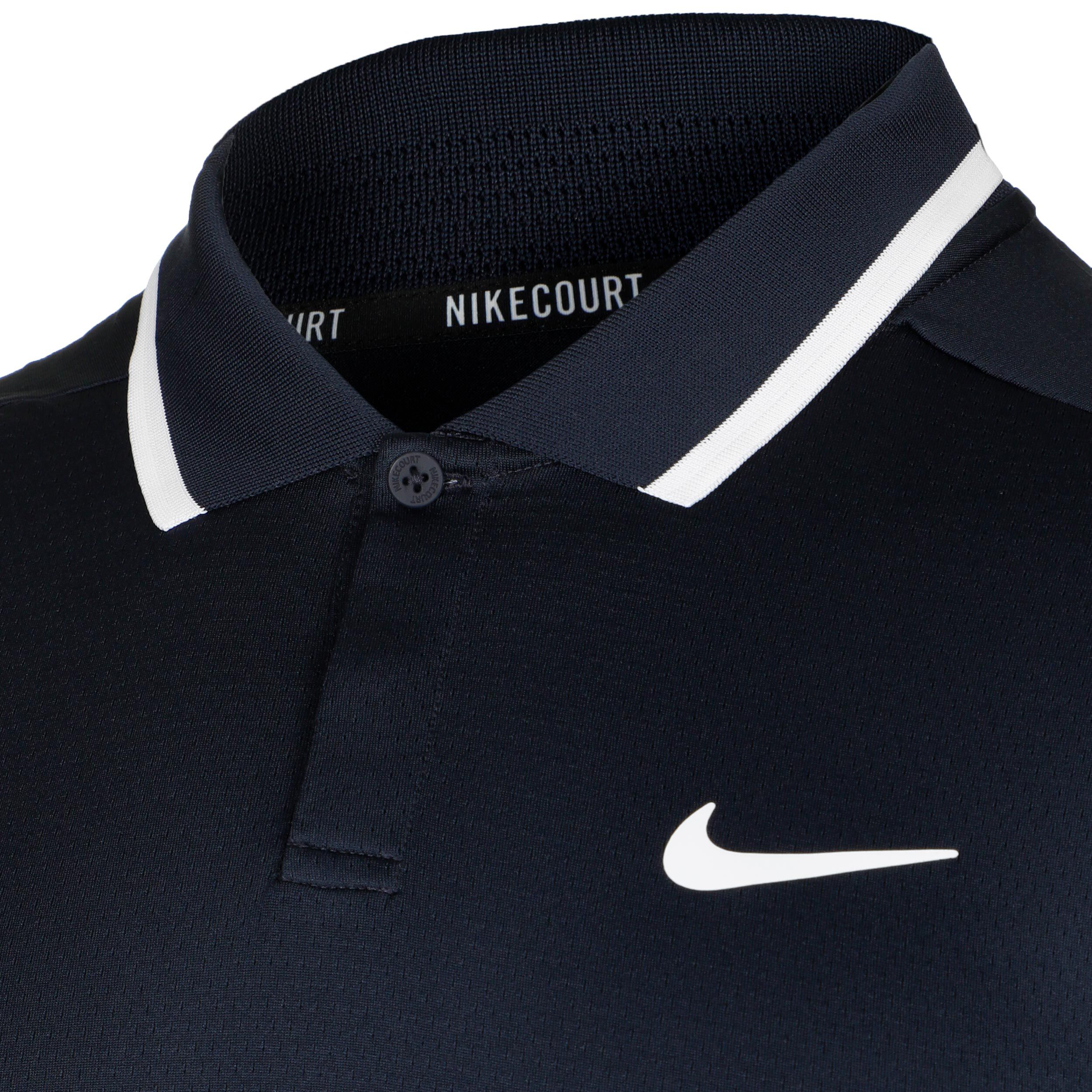 Nike Court Dri-Fit Advantage Polo Hommes - Bleu Foncé