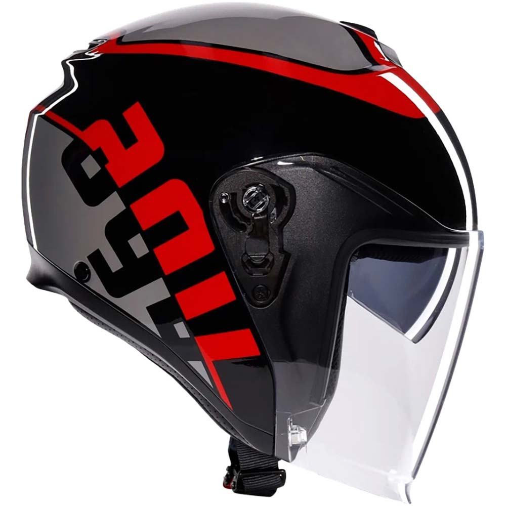 AGV - Casque Irides Valenza Noir / Gris / Rouge / Mat