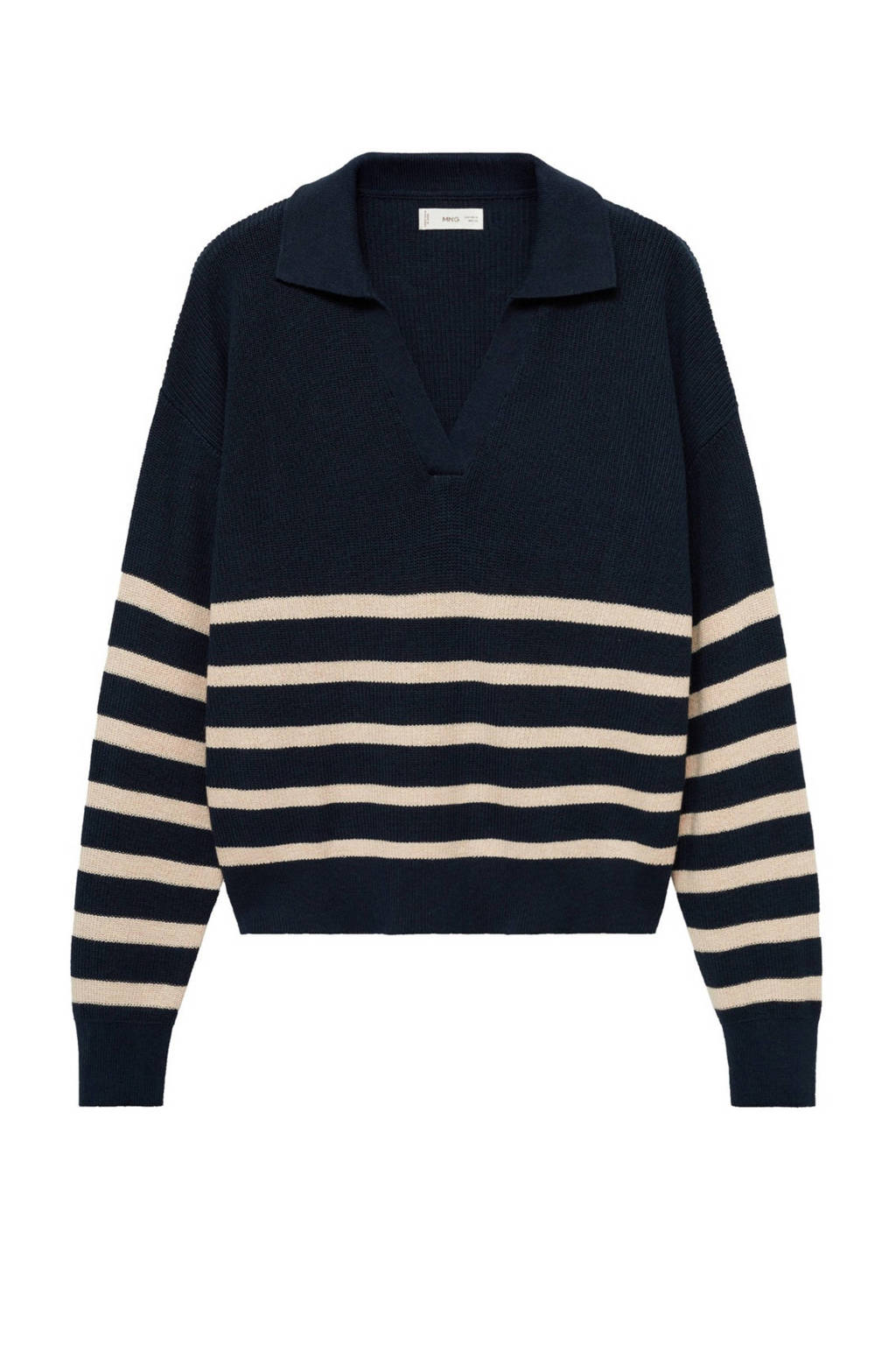 MANGO TEEN gebreide trui donkerblauw