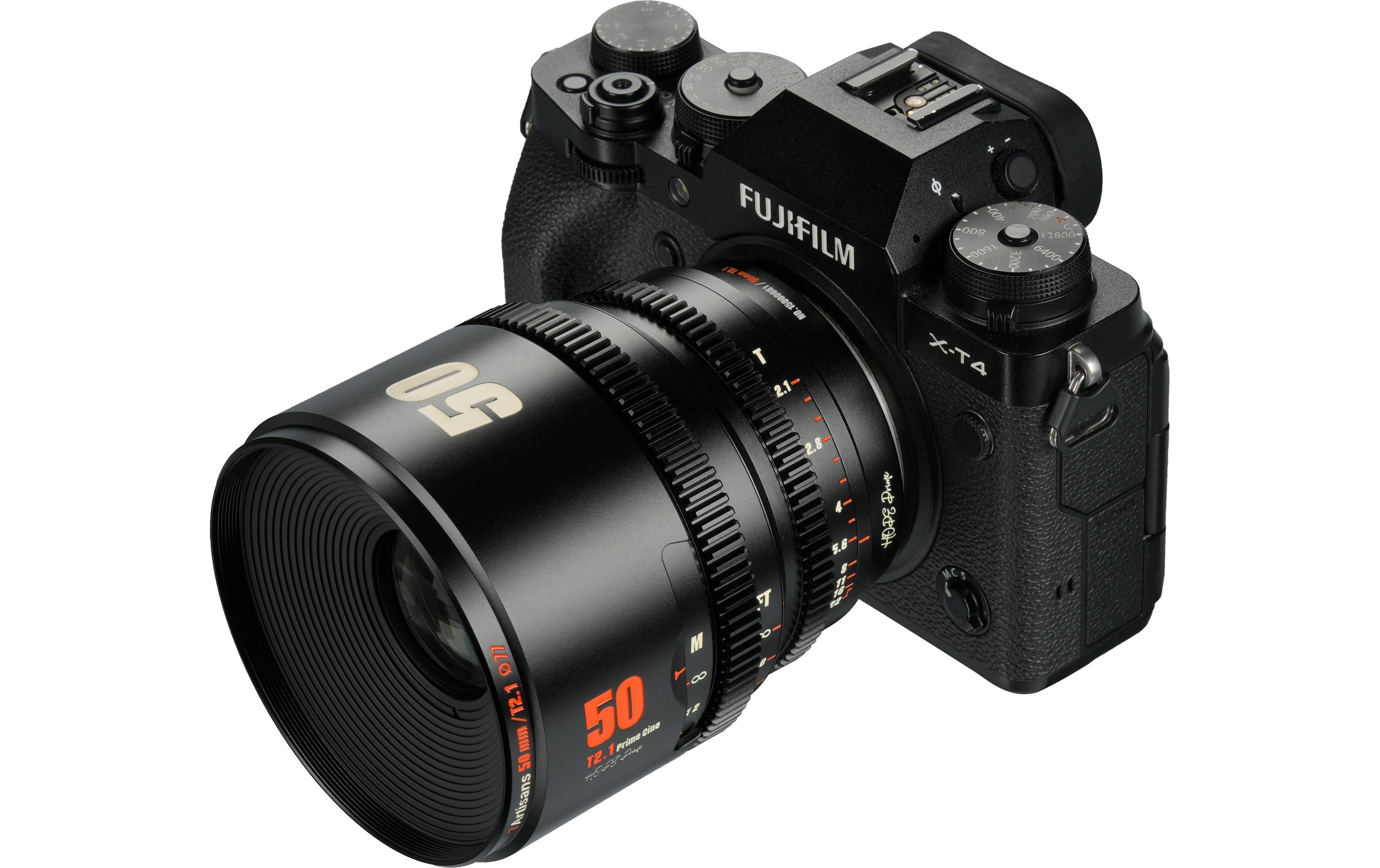 Festbrennweite 50mm T/2.1 – Fujifilm X-Mount<br>Kompaktes, leichtes Objektiv für Kameras mit Super35-Sensoren