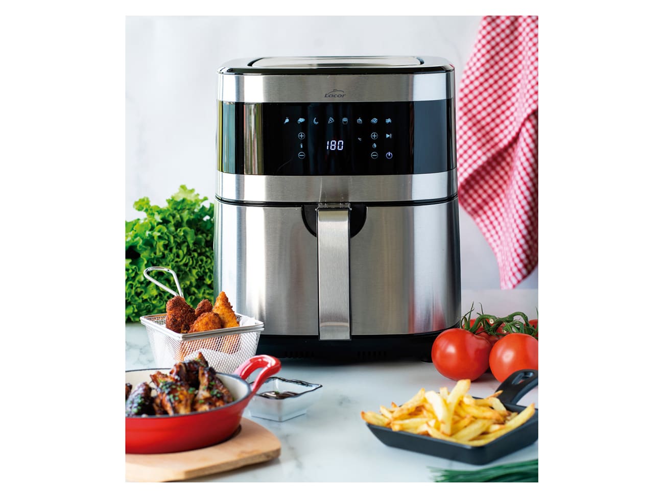 Friteuse Airfryer Ecofry - 5,5 Litres - Lacor