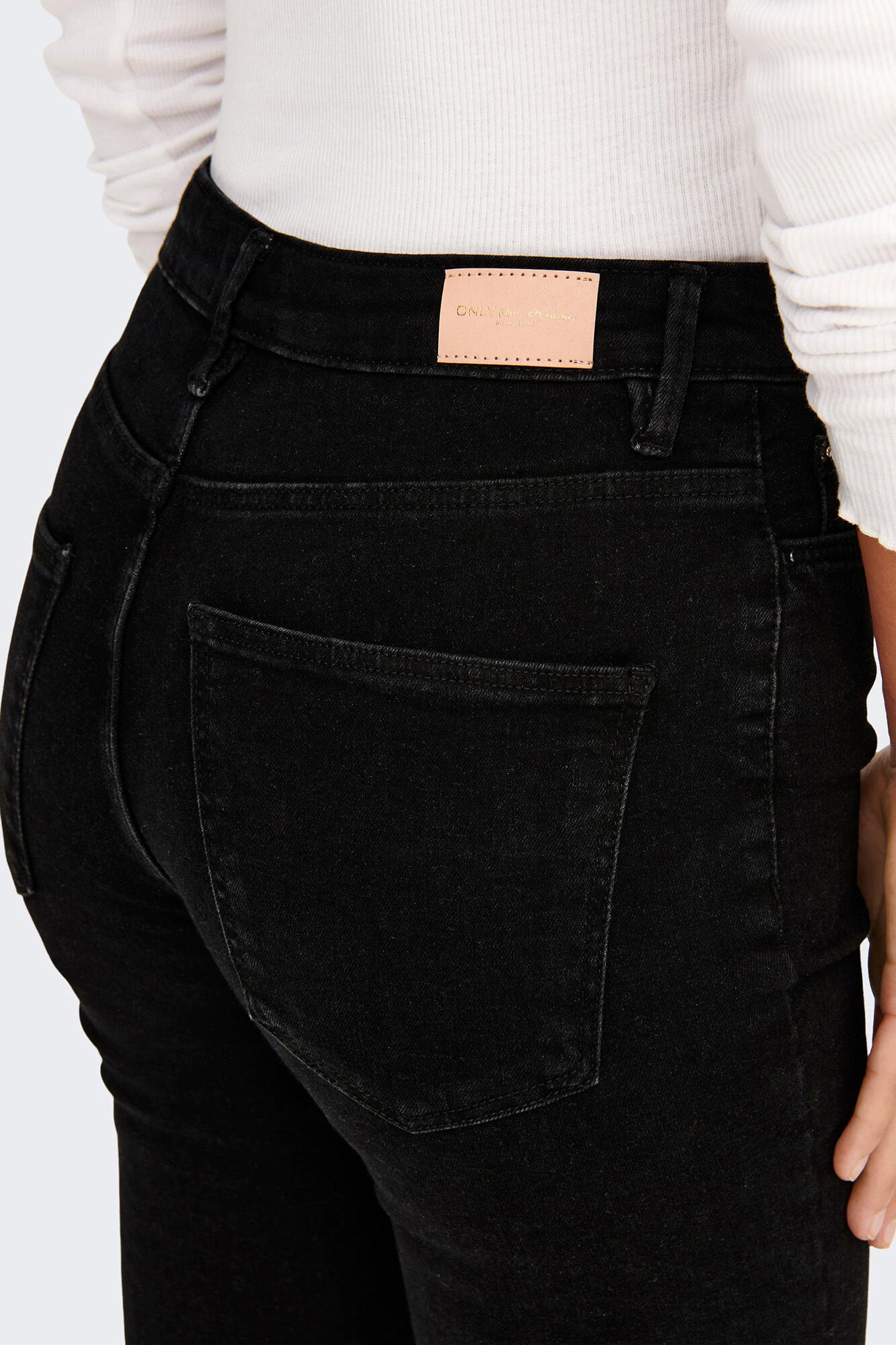Calça jeans skinny de cintura alta