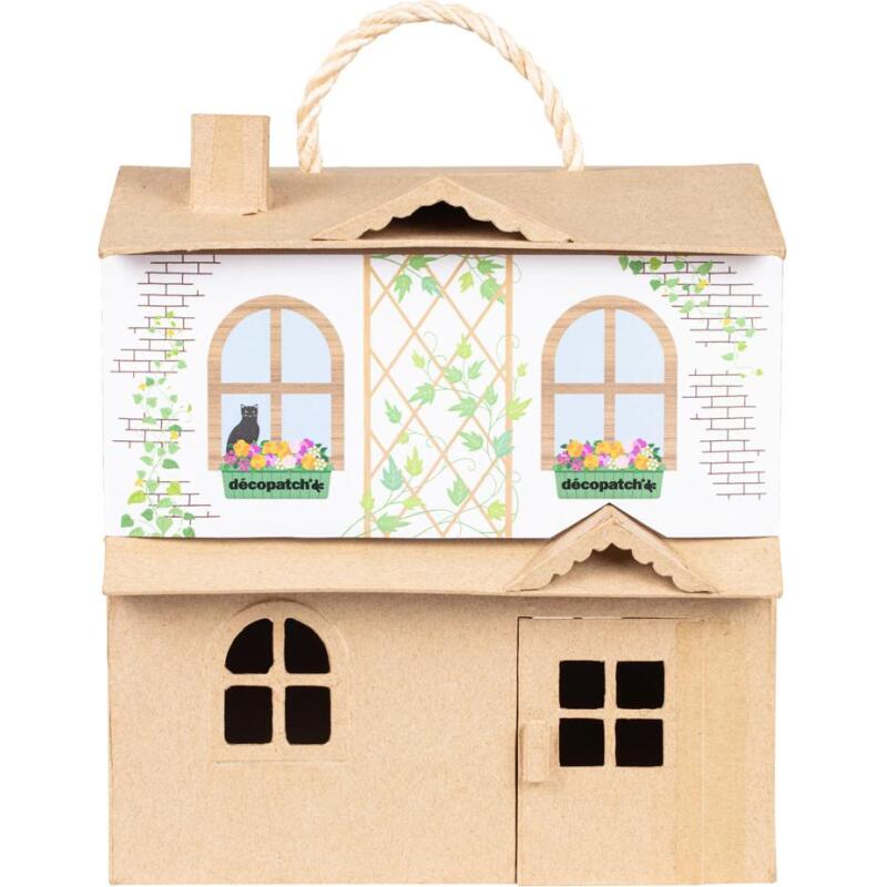Maison de poupée 25x24x27cm - Kraft