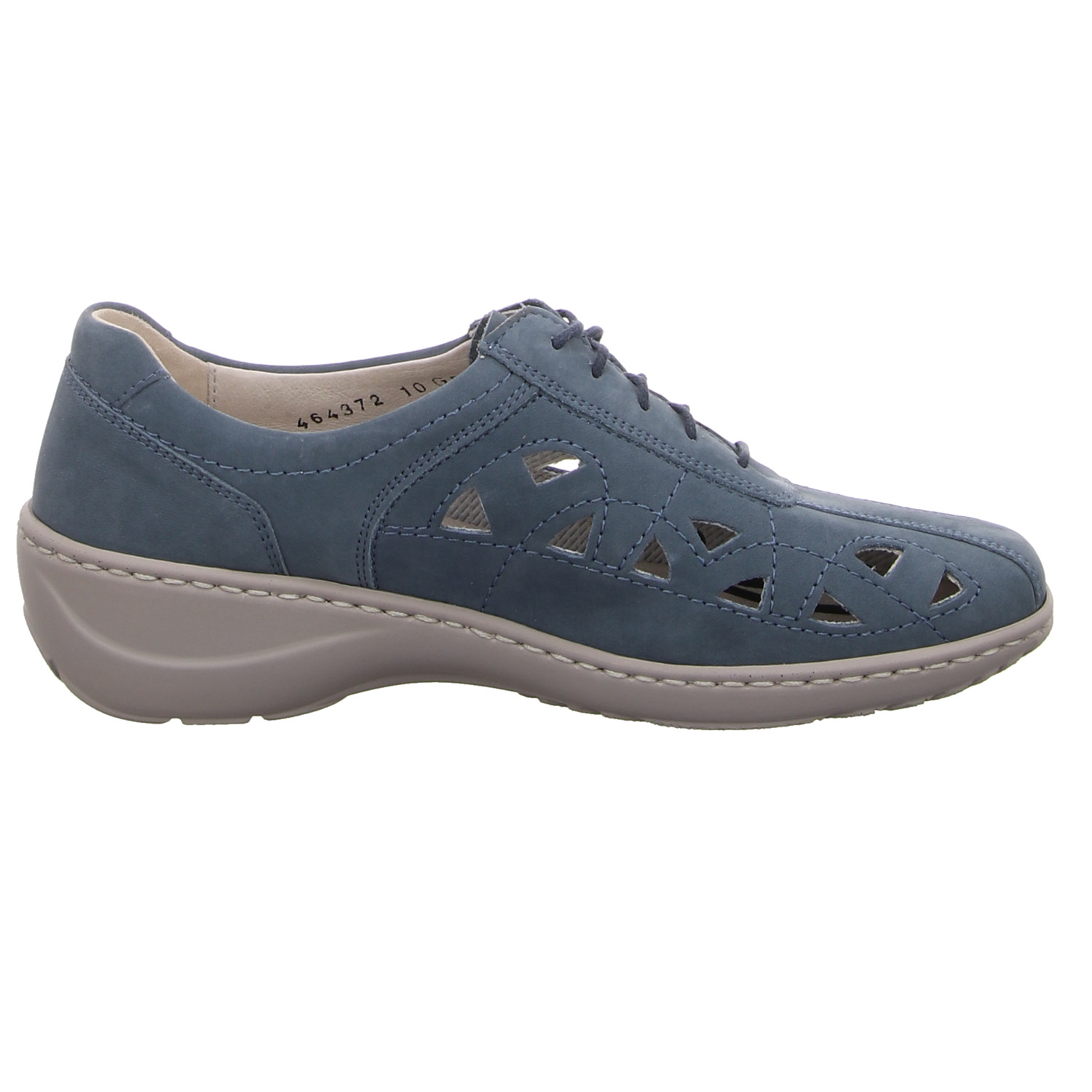 Waldläufer Schnürhalbschuh blau