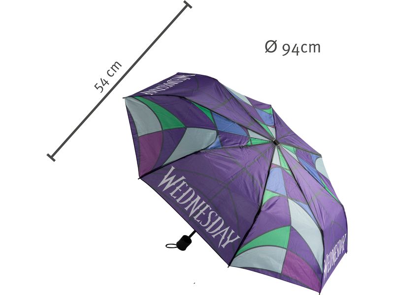Undercover Regenschirm Knirps Wednesday Taschenschirm