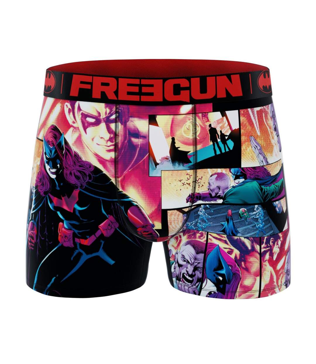 Boxer Homme Batman et Joker, Caleçon Homme DC Comics, Original et Doux (Lot de 4)