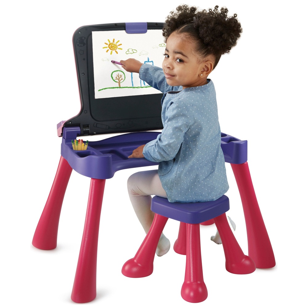 VTech Zeichen- und Lerntisch Rosa
