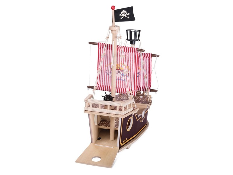 Houten piratenboot