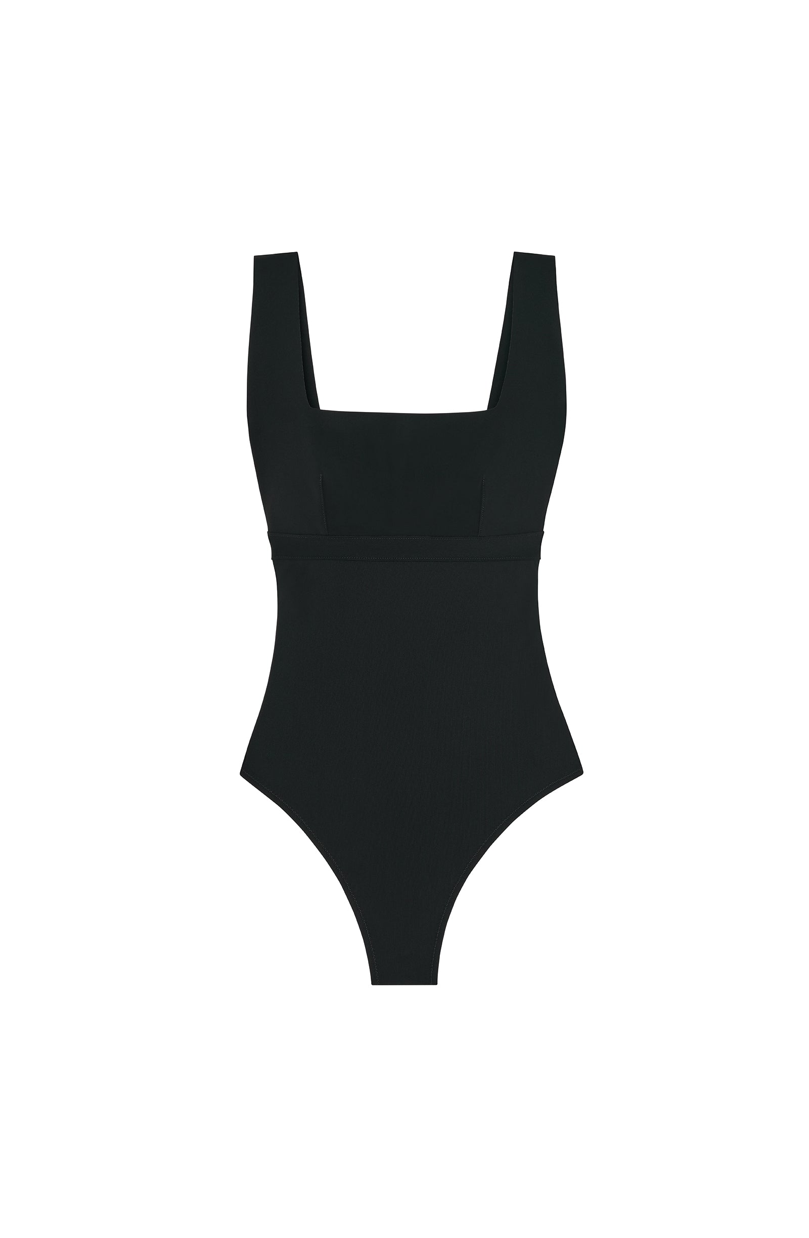aglae Maillot de bain une pièce décolleté carré noir Noir