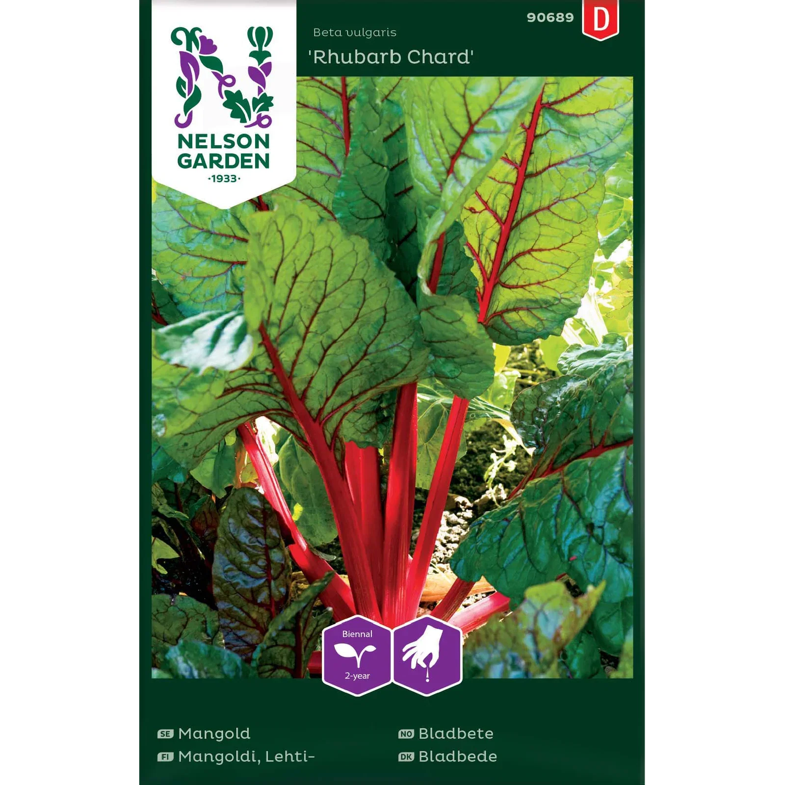 Beta vulgaris 'Rhubarb Chard' Bladbete 'Rhubarb Chard'